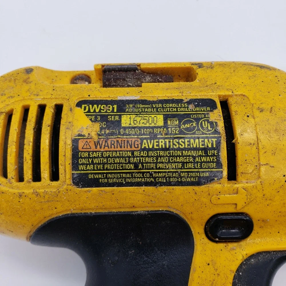 Dewalt Adjustable Clutch Cordless 3/8